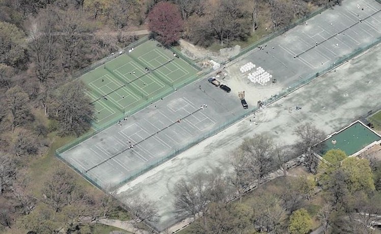 tennis court: central park tennis court 2